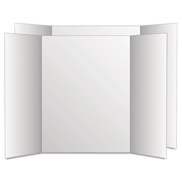 Geographics Geographics 27135 Too Cool Tri-Fold Poster Board; 36 x 48; Black-White; 6-PK 27135